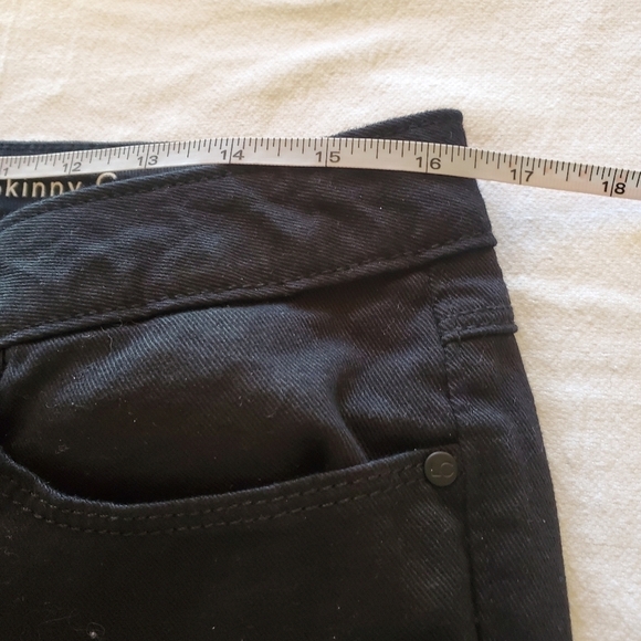 LC Lauren Conrad Skinny Crop Sz. 10 Capri's with Embellished Edge - Picture 9 of 12